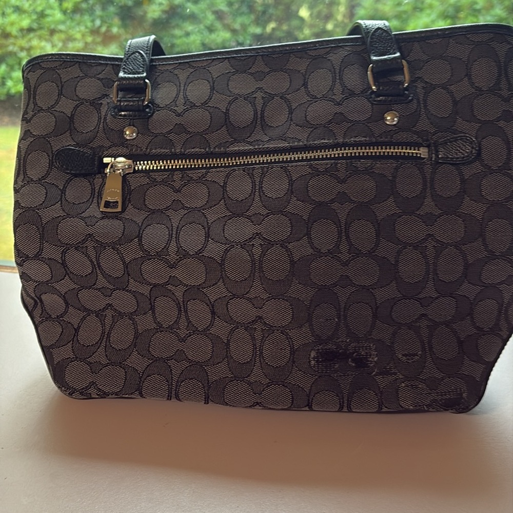 Coach grey Signature Tote - Picture 6 of 10